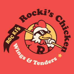 ROCKI'S CHICKEN WINGS & TENDERS ROCKI'S R logo