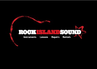 ROCKISLANDSOUND INSTRUMENTS LESSONS REPAIRS RENTALS logo
