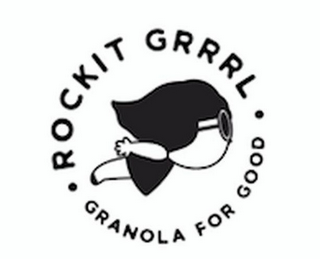 ROCKIT GRRRL GRANOLA FOR GOOD logo