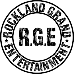 ROCKLAND GRAND ENTERTAINMENT R.G.E logo