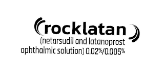 ROCKLATAN (NETARSUDIL AND LATANOPROST OPHTHALMIC SOLUTION) 0.02%/0.005% logo