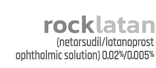 ROCKLATAN (NETARSUDIL/LATANOPROST OPHTHALMIC SOLUTION) 0.02%/0.005% logo