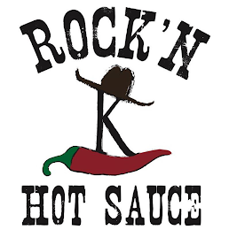 ROCK'N K HOT SAUCE logo