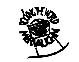 ROCK'NG THE WORLD MERVAUGHN logo