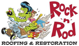 ROCK'N'ROD ROOFING & RESTORATION logo
