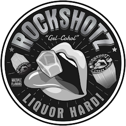 ROCKSHOTZ LIQUOR HARD! "GEL-COHOL" MULTIPLE FLAVORS logo