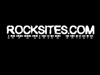 ROCKSITES.COM EMPOWERING ARTISTS logo