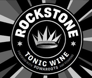 ROCKSTONE TONIC WINE FORTIFIED WITH POWAROOTS AND VITAMINS logo