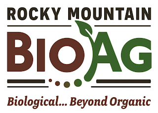 ROCKY MOUNTAIN BIOAG BIOLOGICAL... BEYOND ORGANIC logo