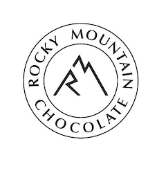 ROCKY MOUNTAIN CHOCOLATE R M logo