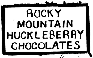 ROCKY MOUNTAIN HUCKLEBERRY CHOCOLATES logo