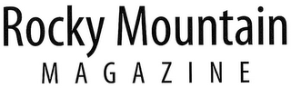 ROCKY MOUNTAIN MAGAZINE logo