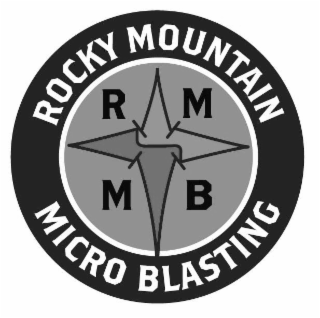 ROCKY MOUNTAIN MICRO BLASTING R M M B logo