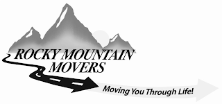 ROCKY MOUNTAIN MOVERS MOVING YOU THROUGH LIFE logo