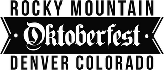 ROCKY MOUNTAIN OKTOBERFEST DENVER COLORADO logo