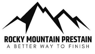 ROCKY MOUNTAIN PRESTAIN A BETTER WAY TO FINISH logo