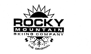 ROCKY MOUNTAIN SKIING COMPANY THE ORIGINAL logo