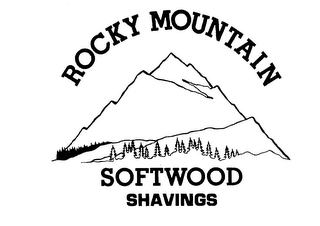 ROCKY MOUNTAIN SOFTWOOD SHAVINGS logo