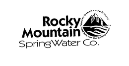 ROCKY MOUNTAIN SPRING WATER CO. NATURE'S GREATEST NATURAL RESOURCE FILLED DAILY FROM OUR BUBBLING SPRING! logo