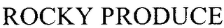 ROCKY PRODUCE logo