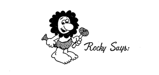 ROCKY SAYS logo