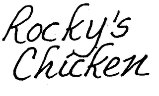 ROCKY'S CHICKEN logo