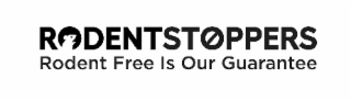 RODENTSTOPPERS RODENT FREE IS OUR GUARANTEE logo