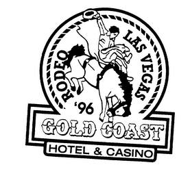 RODEO LAS VEGAS '96 GOLD COAST HOTEL & CASINO logo