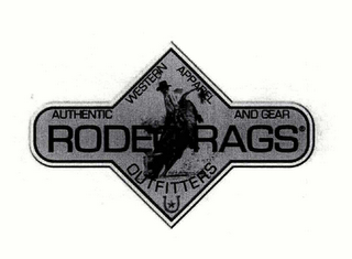 RODEO RAGS OUTFITTERS AUTHENTIC WESTERN APPAREL AND GEAR logo