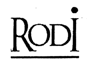 RODI logo