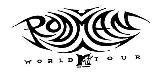 RODMAN WORLD MTV TOUR logo