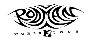 RODMAN WORLD MTV TOUR logo
