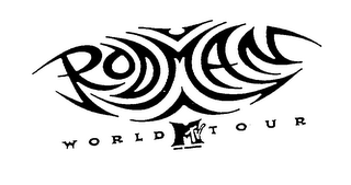 RODMAN WORLD MTV TOUR logo