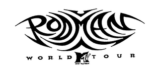 RODMAN WORLD MTV TOUR logo