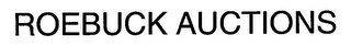 ROEBUCK AUCTIONS logo
