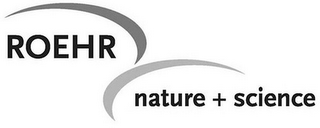 ROEHR NATURE + SCIENCE logo