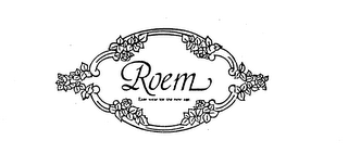 ROEM EASY WEAR FOR THE NEW AGE. logo