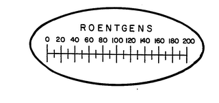 ROENTGENS 0 20 40 60 80 100 120 140 160 180 200 logo