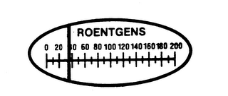 ROENTGENS 0 20 40 60 80 100 120 140 160180 200 logo