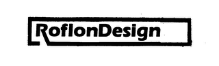 ROFLON DESIGN logo