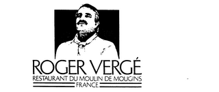 ROGER VERGE RESTAURANT DU MOULIN DE MOUGINS FRANCE. logo