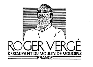 ROGER VERGE RESTAURANT DU MOULIN DE MOUGINS FRANCE logo