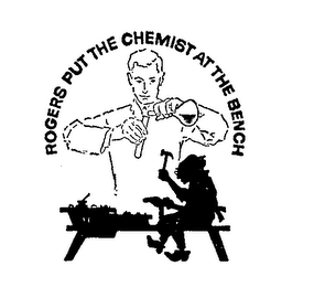 ROGERS PUT THE CHEMIST AT THE BENCH logo