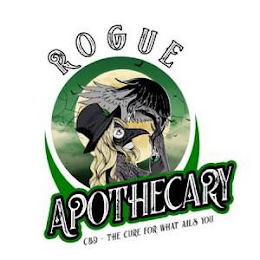 ROGUE APOTHECARY CBD-THE CURE FOR WHAT AILS YOU logo
