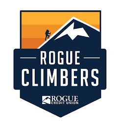 ROGUE CLIMBERS ROGUE CREDIT UNION logo