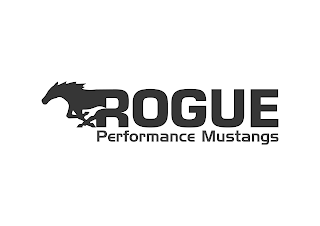 ROGUE PERFORMANCE MUSTANGS logo