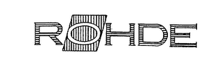 ROHDE logo