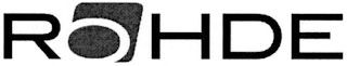 ROHDE logo