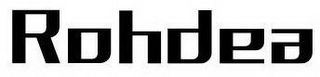 ROHDEA logo