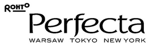 ROHTO PERFECTA WARSAW TOKYO NEW YORK logo